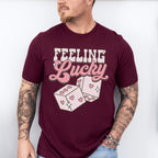 Feeling Lucky Valentines Theme T-shirt, Hoodie, Sweatshirt