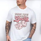 Feeling Lucky Valentines Theme T-shirt, Hoodie, Sweatshirt
