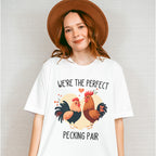 Perfect Pecking Pair Valentines Theme T-shirt, Hoodie, Sweatshirt