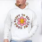 Happy To See Your Face Mental Health Theme Unisex Crewneck T-Shirt Sweatshirt Hoodie