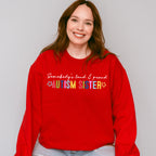 Autism Sister Autism Unisex Crewneck T-Shirt Sweatshirt Hoodie