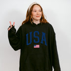 US Flag USA 4Th Of July Unisex Crewneck T-Shirt Sweatshirt Hoodie