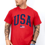 US Flag USA 4Th Of July Unisex Crewneck T-Shirt Sweatshirt Hoodie