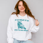 It Is What It Is Fun Theme Unisex Crewneck T-Shirt Sweatshirt Hoodie