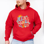 Here Comes The Sun Summer Theme Unisex Crewneck T-Shirt Sweatshirt Hoodie