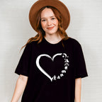 Heart Shape Camping Unisex Crewneck T-Shirt Sweatshirt Hoodie