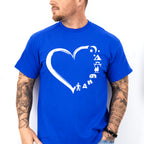 Heart Shape Camping Unisex Crewneck T-Shirt Sweatshirt Hoodie