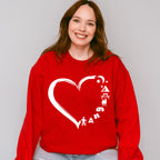 Heart Shape Camping Unisex Crewneck T-Shirt Sweatshirt Hoodie
