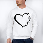 Heart Shape Camping Unisex Crewneck T-Shirt Sweatshirt Hoodie
