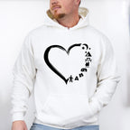 Heart Shape Camping Unisex Crewneck T-Shirt Sweatshirt Hoodie