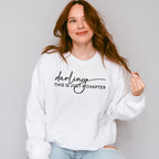 Darling This Is Just A Chapter Mental Health Theme Unisex Crewneck T-Shirt Sweatshirt Hoodie