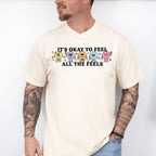 All The Feels Mental Health Theme Unisex Crewneck T-Shirt Sweatshirt Hoodie