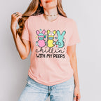Nurse Bunnies Chillin Easter Day Unisex Crewneck T-Shirt Sweatshirt Hoodie