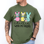 Nurse Bunnies Chillin Easter Day Unisex Crewneck T-Shirt Sweatshirt Hoodie