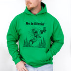 He Is Rizzin Easter Day Unisex Crewneck T-Shirt Sweatshirt Hoodie