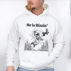 He Is Rizzin Easter Day Unisex Crewneck T-Shirt Sweatshirt Hoodie
