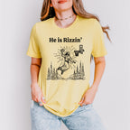 He Is Rizzin Easter Day Unisex Crewneck T-Shirt Sweatshirt Hoodie
