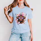 Bunny Ears Cattle Easter Day Unisex Crewneck T-Shirt Sweatshirt Hoodie