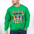 Teaching My Favorite Peeps Easter Day Unisex Crewneck T-Shirt Sweatshirt Hoodie