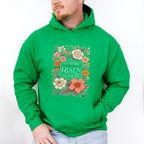 He Is Risen Flowers Easter Day Unisex Crewneck T-Shirt Sweatshirt Hoodie