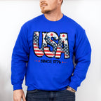 USA Since 1776 4Th Of July Unisex Crewneck T-Shirt Sweatshirt Hoodie