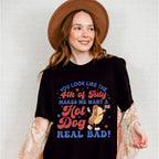 Hot Dog 4Th Of July Unisex Crewneck T-Shirt Sweatshirt Hoodie
