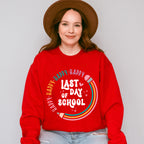 Happy Happy Last Day Of School Theme Unisex Crewneck T-Shirt Sweatshirt Hoodie