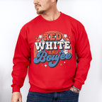 Red White And Boujee 4Th Of July Unisex Crewneck T-Shirt Sweatshirt Hoodie