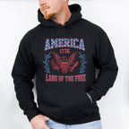 America 1776 Land Of The Free 4Th Of July Unisex Crewneck T-Shirt Sweatshirt Hoodie