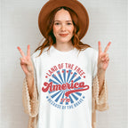 Land Of The Free 4Th Of July Unisex Crewneck T-Shirt Sweatshirt Hoodie