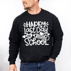 Happy Last Day Of School Theme Unisex Crewneck T-Shirt Sweatshirt Hoodie