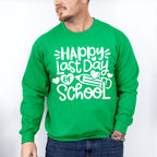 Happy Last Day Of School Theme Unisex Crewneck T-Shirt Sweatshirt Hoodie