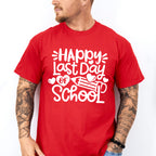 Happy Last Day Of School Theme Unisex Crewneck T-Shirt Sweatshirt Hoodie