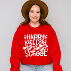 Happy Last Day Of School Theme Unisex Crewneck T-Shirt Sweatshirt Hoodie