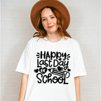 Happy Last Day Of School Theme Unisex Crewneck T-Shirt Sweatshirt Hoodie