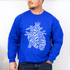 Heart Nurse Theme Unisex Crewneck T-Shirt Sweatshirt Hoodie