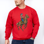 USA Cowboy 4Th Of July Unisex Crewneck T-Shirt Sweatshirt Hoodie