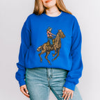 USA Cowboy 4Th Of July Unisex Crewneck T-Shirt Sweatshirt Hoodie