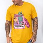 Cats In A Jar Mental Health Theme Unisex Crewneck T-Shirt Sweatshirt Hoodie