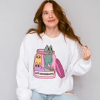 Cats In A Jar Mental Health Theme Unisex Crewneck T-Shirt Sweatshirt Hoodie