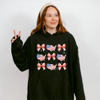 USA And Ribbons 4Th Of July Unisex Crewneck T-Shirt Sweatshirt Hoodie