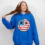 Smiley 4Th Of July Unisex Crewneck T-Shirt Sweatshirt Hoodie