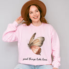 Good Thing Take Time Mental Health Theme Unisex Crewneck T-Shirt Sweatshirt Hoodie