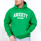 Anxiety University Mental Health Theme Unisex Crewneck T-Shirt Sweatshirt Hoodie