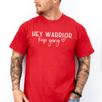 Hey Warrior! Mental Health Theme Unisex Crewneck T-Shirt Sweatshirt Hoodie
