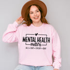 All Day Every Day Mental Health Theme Unisex Crewneck T-Shirt Sweatshirt Hoodie