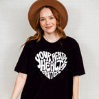 Your Mental Health Heart Shape Mental Health Theme Unisex Crewneck T-Shirt Sweatshirt Hoodie