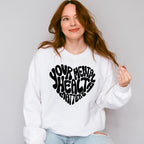 Your Mental Health Heart Shape Mental Health Theme Unisex Crewneck T-Shirt Sweatshirt Hoodie