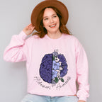 Alzheimer Awareness Mental Health Theme Unisex Crewneck T-Shirt Sweatshirt Hoodie