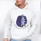 Alzheimer Awareness Mental Health Theme Unisex Crewneck T-Shirt Sweatshirt Hoodie